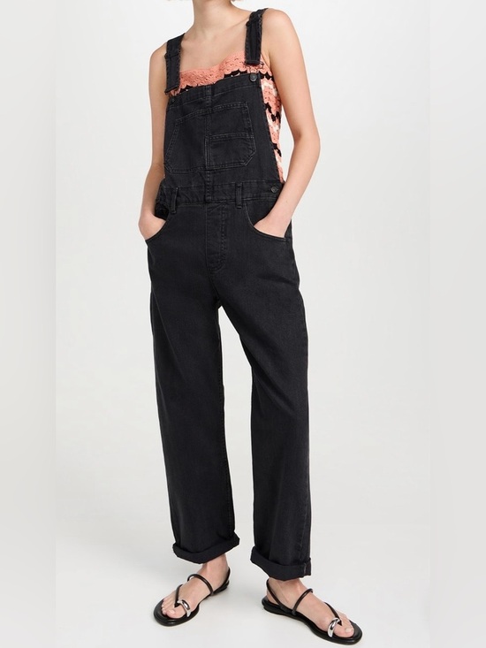 We The Free Denim - Free People Ziggy Denim Overalls - Relaxed Fit- size small